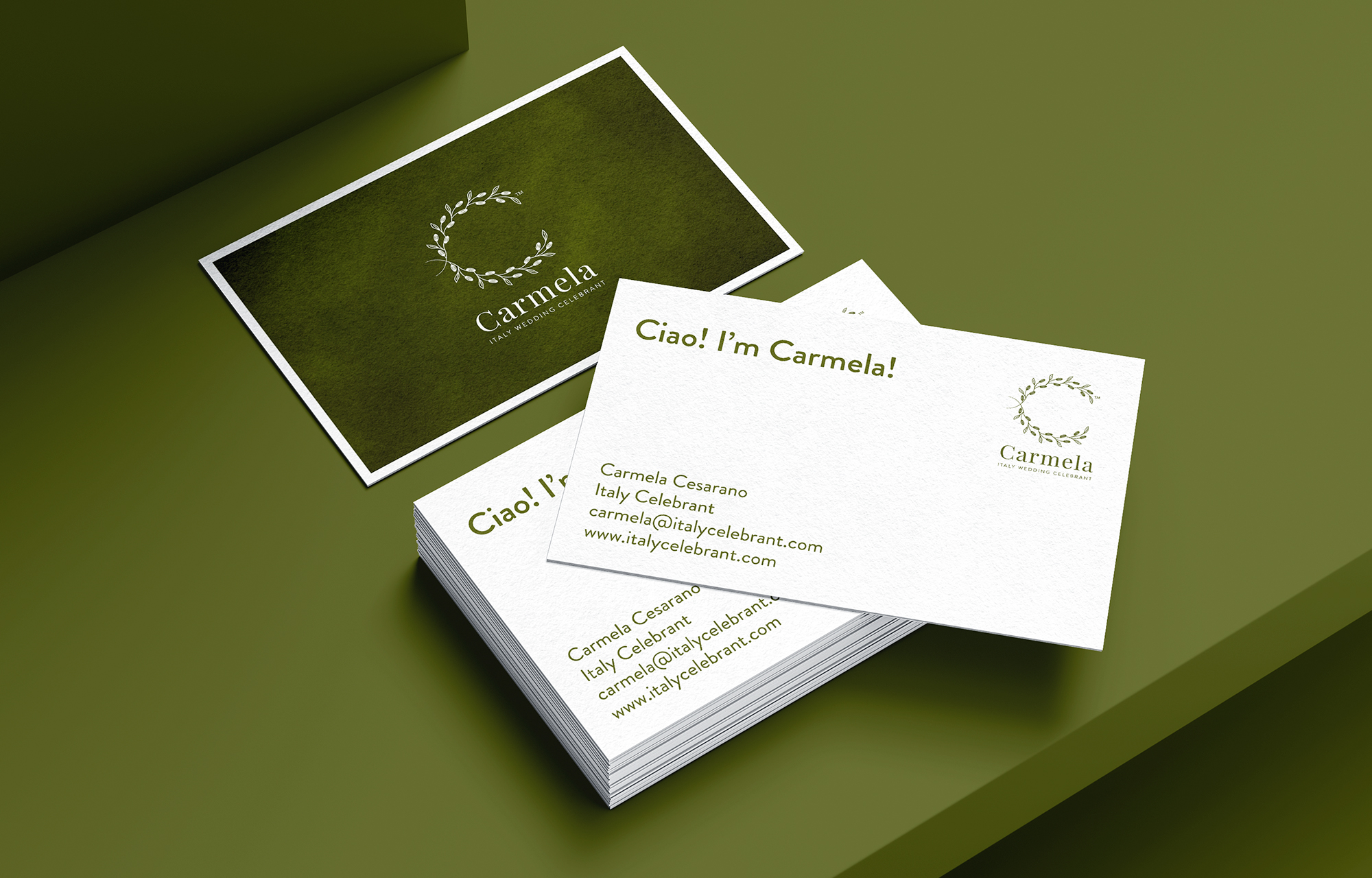 Carmela - Italy Celebrant - Business Cards