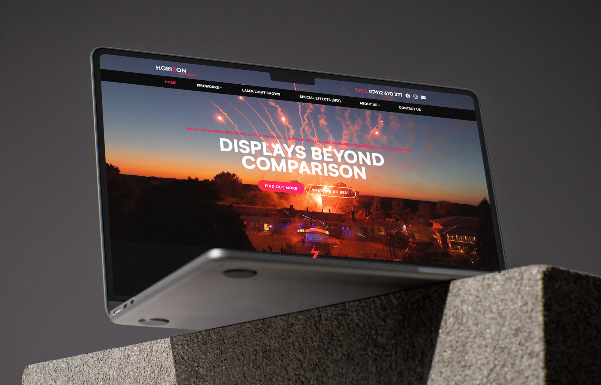 Horizon Fireworks - 8 - Homepage