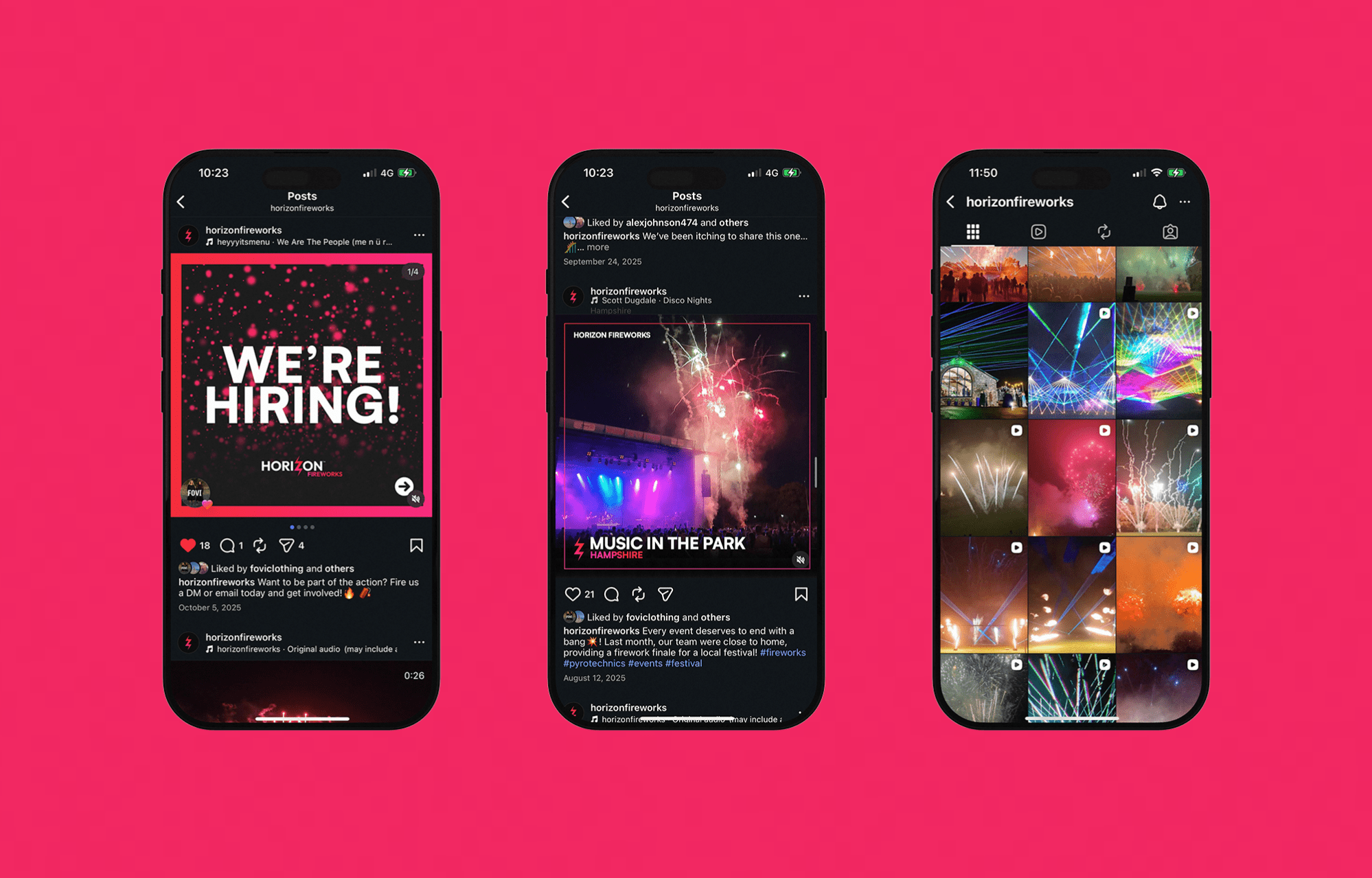 Horizon Fireworks 5 - Social