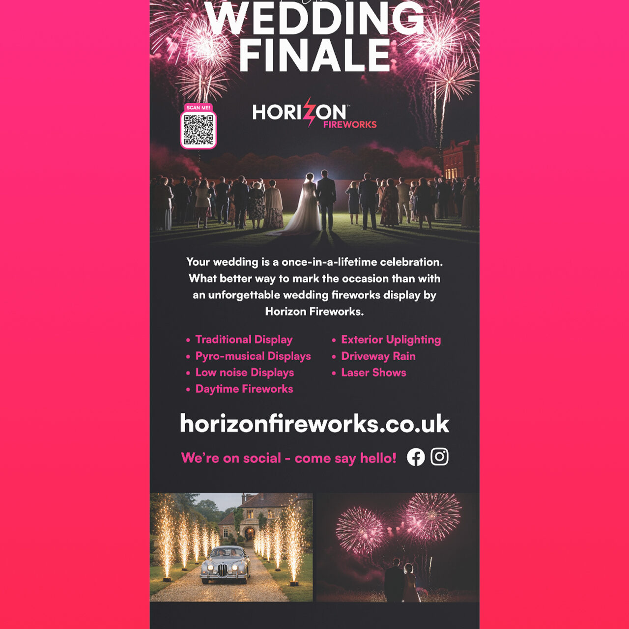 Horizon Fireworks - Pull up banner
