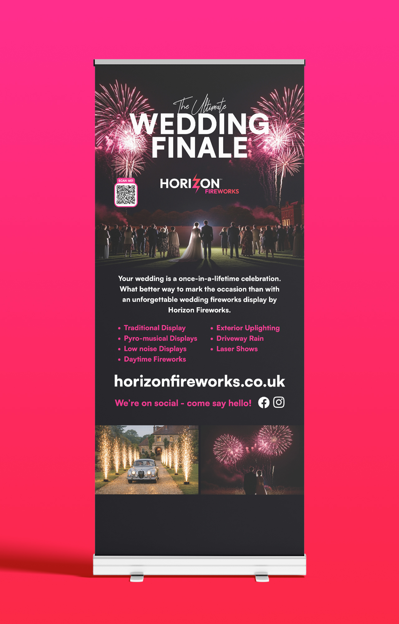 Horizon Fireworks - Pull up banner
