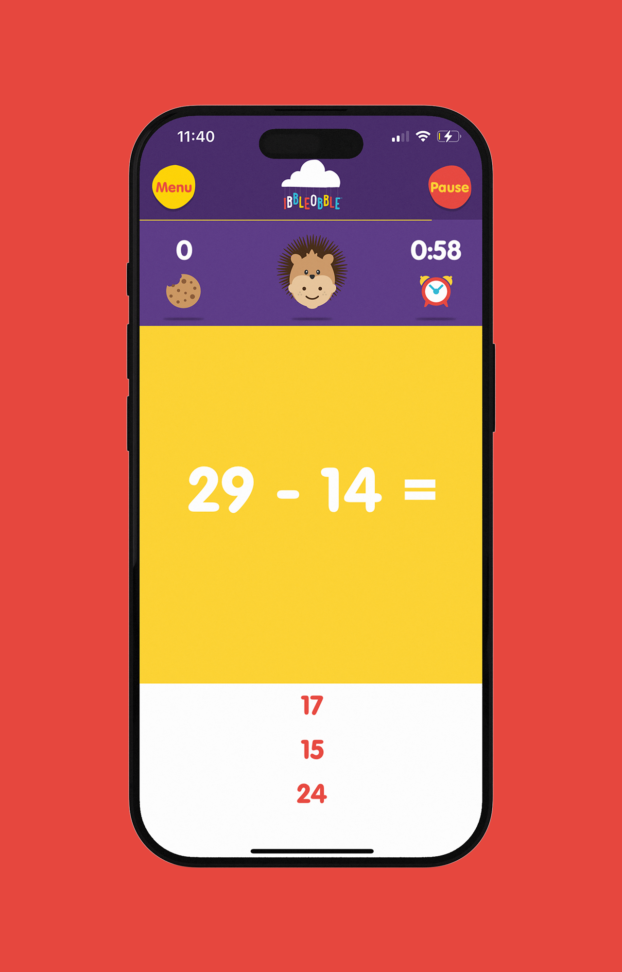 Subtraction with Ibbleobble