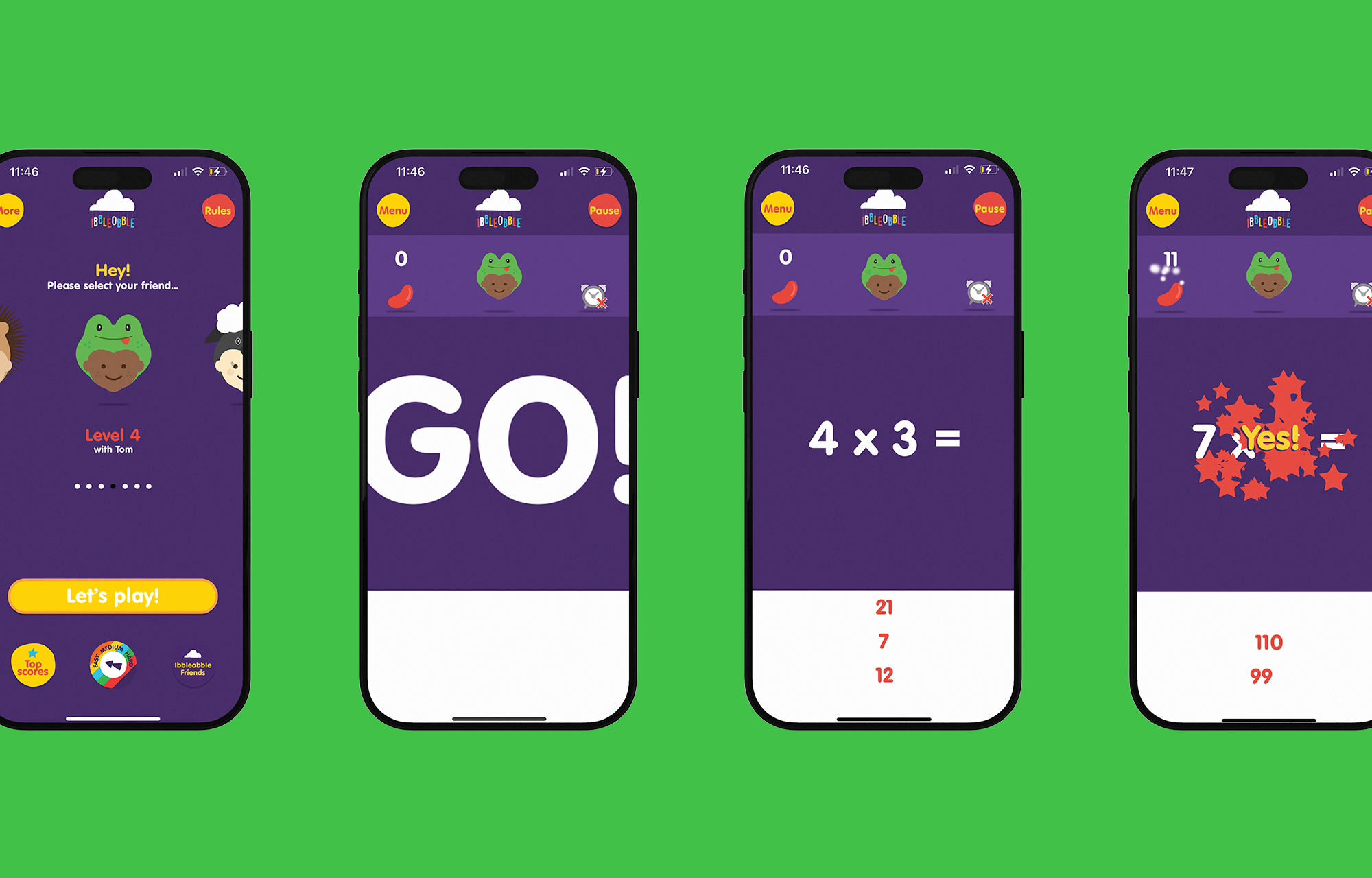 Multiplication with Ibbleobble