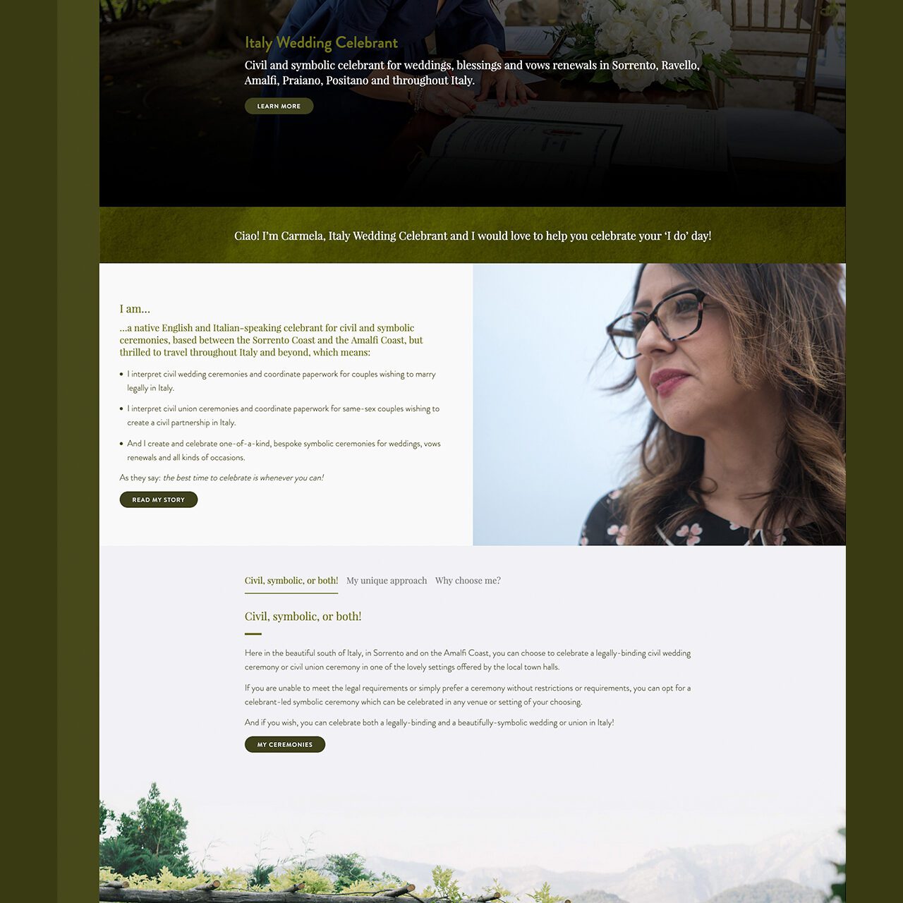 Italy Celebrant website