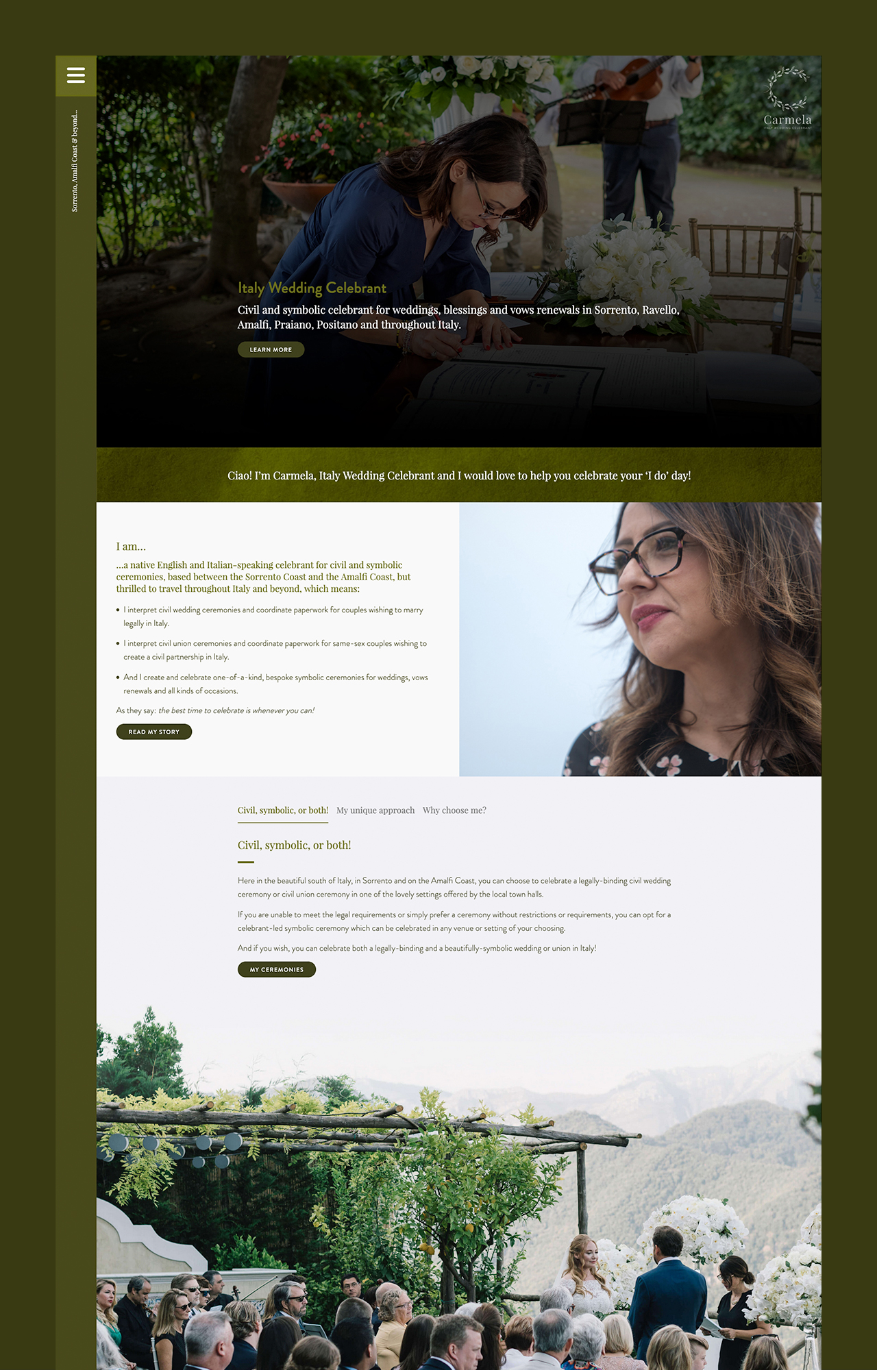 Italy Celebrant website