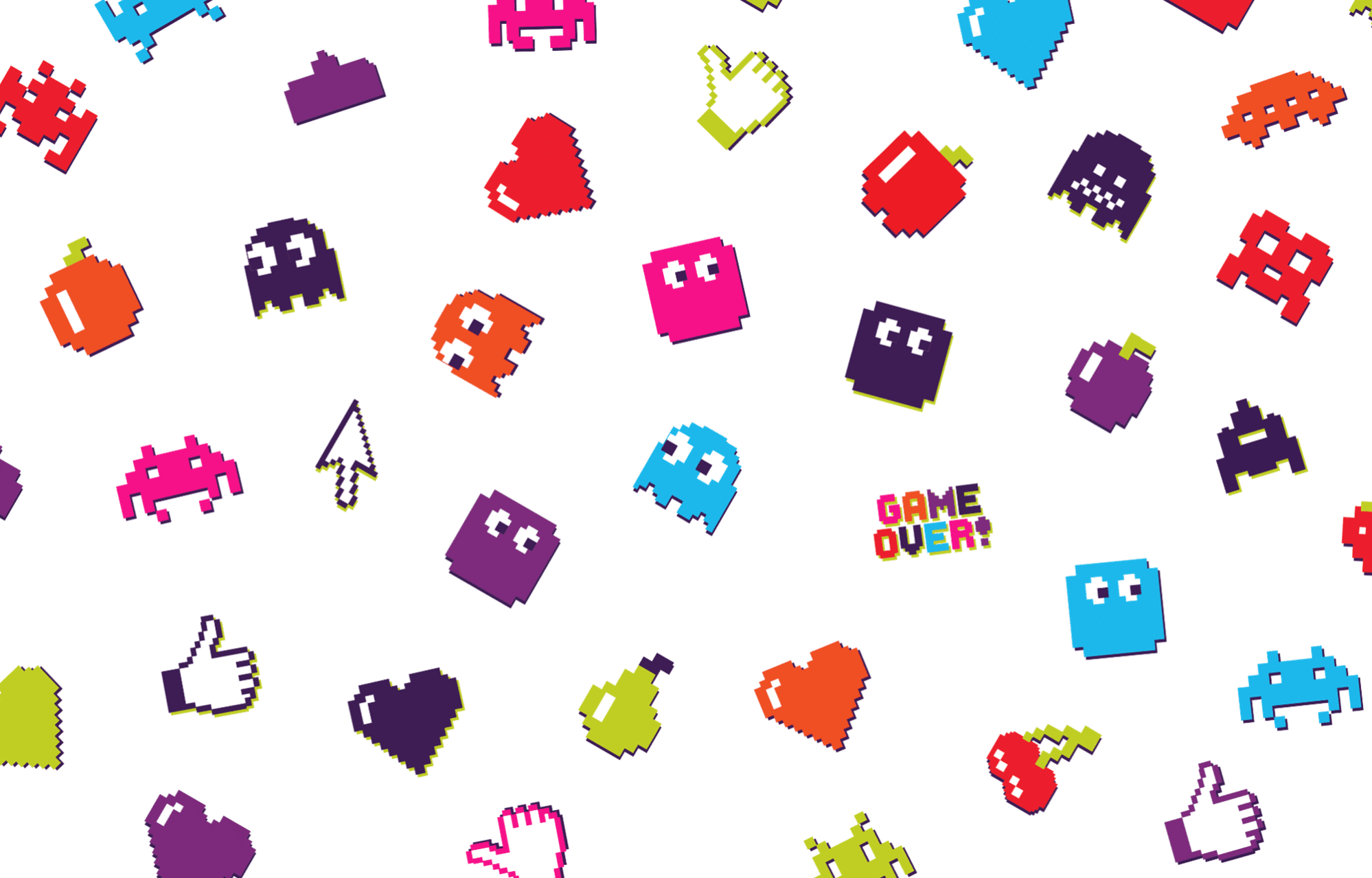 Pixel Dash - Brand pattern