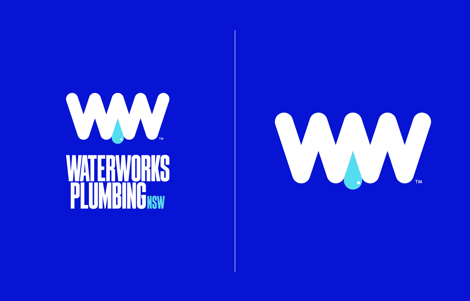 Waterworks Plumbing NSW - Primary Logos