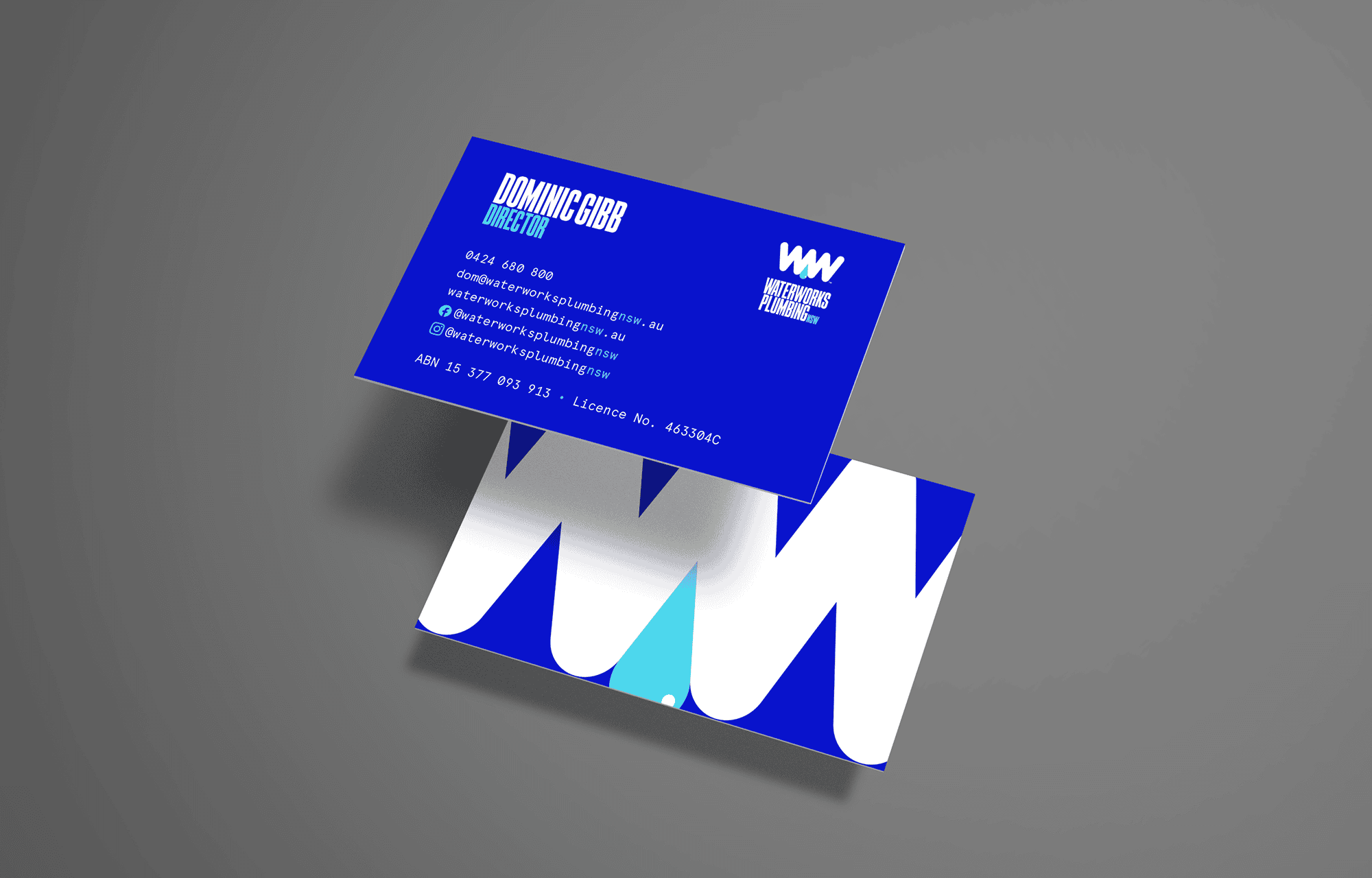 Waterworks Plumbing NSW - Business Card